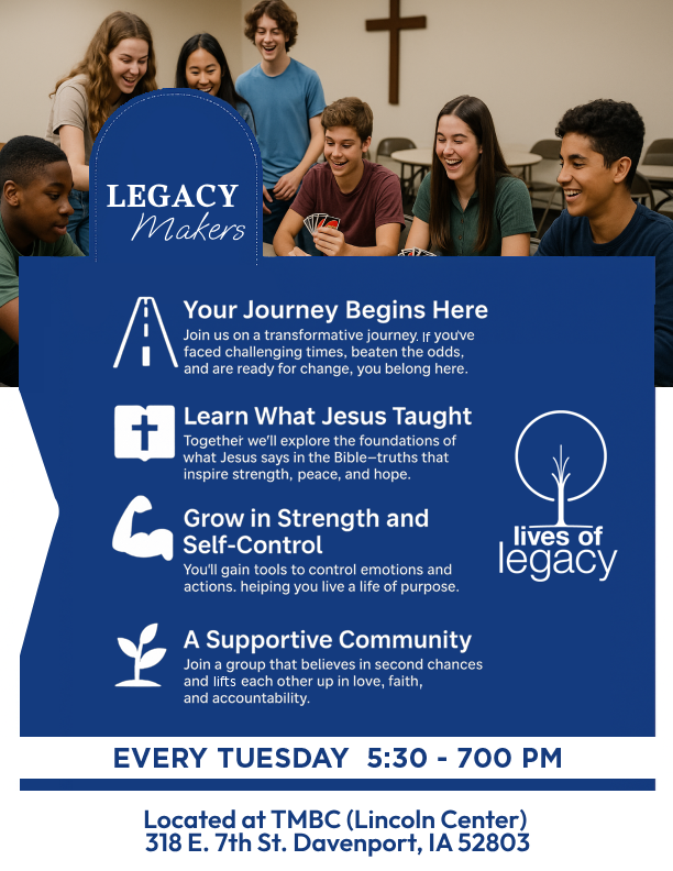 Legacy Makers program flyer